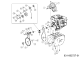 Cub Cadet Ersatzteile Schneefräsen XS2 61 SWE 31AW5BKR603 (2024) Fahrantrieb, Fräsantrieb