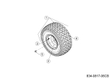 Cub Cadet Ersatzteile Rasentraktoren LT1 NR92 13BB76DE603 (2021) Räder hinten