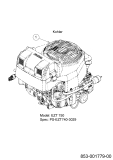 Cub Cadet Ersatzteile Zero Turn XZ8 S137I ULTIMA 47ATCAB7603 (2024) Motor Kohler