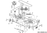 Cub Cadet Ersatzteile Zero Turn XZ2 117I 17BWCBYT603  (2021) Mähwerk