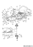 Cub Cadet Ersatzteile Zero Turn XZ5 EL107 34BBA2CS603 (2023) Mähwerksaushebung