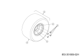Cub Cadet Ersatzteile Zero Turn XZ5 EL107 34BBA2CS603 (2024) Räder