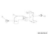 Cub Cadet Ersatzteile Zero Turn XZ5 L107 17BAEACS603 (2023) Halter Kupplungsstop