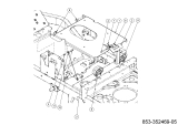 Cub Cadet Ersatzteile Zero Turn XZ7 L122 ULTIMA 47AIAAA6603 (2021) Sitz, Sitzträger, Sitzverstellung