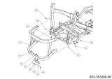 Cub Cadet Ersatzteile Zero Turn XZ7 L152I ULTIMA 47ATAHA8603 (2021) Stoßsfänger