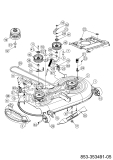 Cub Cadet Ersatzteile Zero Turn XZ5 L107 17BAEACS603 (2022) Mähwerk