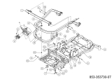Cub Cadet Ersatzteile Zero Turn XZ5 L107 17BAEACS603 (2023) Rahmen