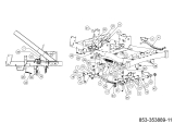 Cub Cadet Ersatzteile Zero Turn XZ7 L122 ULTIMA 47AIAAA6603 (2021) Mähwerksaushebung