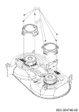 Cub Cadet Ersatzteile Zero Turn XZ5 EL107 34BBA2CS603 (2024) Mähwerksabdeckung