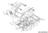 Cub Cadet Ersatzteile Zero Turn XZ5 L137 17AIEAC3603 (2023) Rahmen