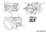 Cub Cadet Ersatzteile Zero Turn XZ6 S117 17AIGBYN603 (2022) Halteplatten Rahmen