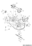 Cub Cadet Ersatzteile Zero Turn XZ5 EL107 34BBA2CS603 (2024) Mähwerk