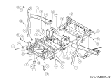 Cub Cadet Ersatzteile Zero Turn XZ8 S122 ULTIMA 47AICAB6603 (2023) Rahmen