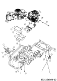 Cub Cadet Ersatzteile Zero Turn XZ6 S117 17AIGBYN603 (2024) Choke- und Gaszug, Motorzubehör
