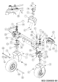 Cub Cadet Ersatzteile Zero Turn XZ8 S137I ULTIMA 47ATCAB7603 (2024) Vorderachse