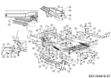 Cub Cadet Ersatzteile Zero Turn XZ8 S122 ULTIMA 47AICAB6603 (2024) Mähwerksaushebung