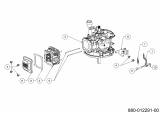 Ersatzteile MTD-Motoren Vertikal 6X65RHC Typ: 752Z6X65RHC (2020) Reglerhebel, Shortblock, Zylinderkopfdeckel