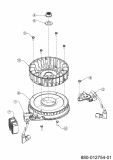 Ersatzteile MTD-Motoren Vertikal 9Q78XW Typ: 752Z9Q78XW (2020) Zündung