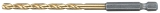 Makita Zubehör Bohrer 4mm 1/4 HSS-TiN