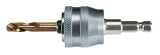 Makita Zubehör Lochsägen Adapter EZYCHANGE + HSS-Co Zentrierbohrer für dünne Bleche