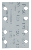 Makita Zubehör Schleifpapier A120 80x130mm Klett