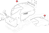 KÄRCHER Professional Ersatzteile Hochdruckreiniger Heisswasser HDS Super SX Trost 1.025-363.0 Haube