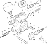 KÄRCHER Professional Ersatzteile Hochdruckreiniger Heisswasser 2700 SUPER      EU 1.025-882.0 Zylinderkopf