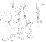 KÄRCHER Professional Ersatzteile Hochdruckreiniger Heisswasser HDS 1000 W 1.718-934.0 Druckseite