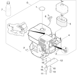 KÄRCHER Professional Ersatzteile Hochdruckreiniger Heisswasser HDS 801 B       EU 1.210-900.0 Motor