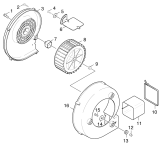 KÄRCHER Professional Ersatzteile Hochdruckreiniger Heisswasser SB-HDS 695     -DEA 1.025-981.0 Geblaese