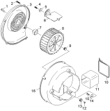 KÄRCHER Professional Ersatzteile Hochdruckreiniger Heisswasser HDS 550 C 1.890-121.0 Geblaese