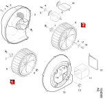 KÄRCHER Professional Ersatzteile Hochdruckreiniger Heisswasser HDS 655         EU 1.026-301.0 Geblaese