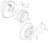 KÄRCHER Professional Ersatzteile Hochdruckreiniger Heisswasser HDS 745 1.026-344.0 Geblaese