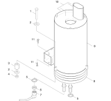 KÄRCHER Professional Ersatzteile Hochdruckreiniger Heisswasser HDS 1200 BE 1.812-112.0 Aussenmantel