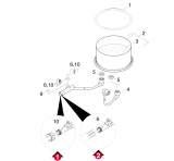 KÄRCHER Professional Ersatzteile Hochdruckreiniger Heisswasser SB-HDS 695    -ARAL 1.025-951.0 Brennerboden