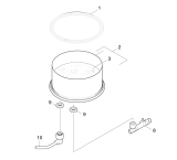 KÄRCHER Professional Ersatzteile Hochdruckreiniger Heisswasser HDS 801 B 1.210-102.0 Brennerboden