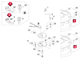 KÄRCHER Professional Ersatzteile Hochdruckreiniger Heisswasser HDS 995         EU 1.027-261.0 Brennerdeckel