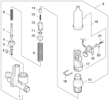 KÄRCHER Professional Ersatzteile Hochdruckreiniger Heisswasser HDS 699         EU 1.025-402.0 Druckschalter