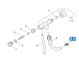 KÄRCHER Professional Ersatzteile Hochdruckreiniger Heisswasser HDS 501 C       EU 1.272-101.0 Sicherheitsblock