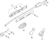 KÄRCHER Professional Ersatzteile Hochdruckreiniger Heisswasser HDS 695 S CAMPAIGN 1.025-307.0 Strahlrohr