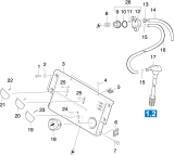KÄRCHER Professional Ersatzteile Hochdruckreiniger Heisswasser HDS 699         EU 1.025-401.0 Instrumententafel