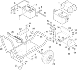 KÄRCHER Professional Ersatzteile Hochdruckreiniger Kaltwasser HD 1050 DE      EU 1.878-132.0 Grundrahmen