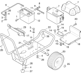 KÄRCHER Professional Ersatzteile Hochdruckreiniger Kaltwasser HD 1200 BXE 1.809-692.0 Grundrahmen