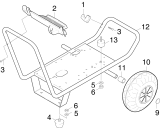 KÄRCHER Professional Ersatzteile Hochdruckreiniger Kaltwasser HD 1020 B 1.810-920.0 Grundrahmen