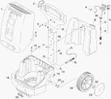 KÄRCHER Professional Ersatzteile Hochdruckreiniger Kaltwasser HD 1090 1.951-681.0 Einzelteile