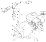 KÄRCHER Professional Ersatzteile Hochdruckreiniger Kaltwasser HD 1050 B       EU 1.810-940.0 Einzelteile