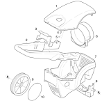 KÄRCHER Professional Ersatzteile Hochdruckreiniger Kaltwasser HD 605          EU 1.118-841.0 Einzelteile