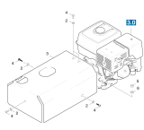 KÄRCHER Professional Ersatzteile Hochdruckreiniger Kaltwasser HD 1040 B-CCE  EU 1.810-970.0 Einzelteile