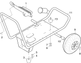 KÄRCHER Professional Ersatzteile Hochdruckreiniger Kaltwasser HD 1040 B-CCE  EU 1.810-970.0 Grundrahmen