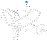 KÄRCHER Professional Ersatzteile Hochdruckreiniger Kaltwasser HD 1050 B       EU 1.810-987.0 Rahmen